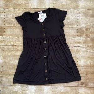 Lularoe Heidi - solid black - size S - NWT